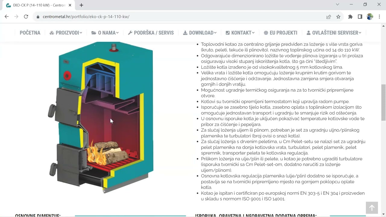 Centrometal EKO-CK P  Odličan kotao, loše šeme