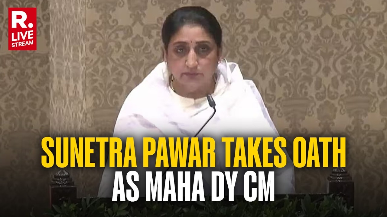 Live: Sunetra Pawar Takes Oath As The Deputy CM Of Maharashtra After Ajit Pawar's death