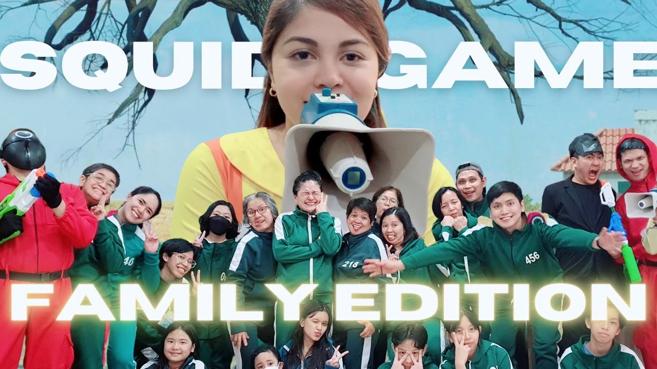 Playing SQUID GAME in REAL LIFE with FAMILY! | Rhon & Pinchy Family