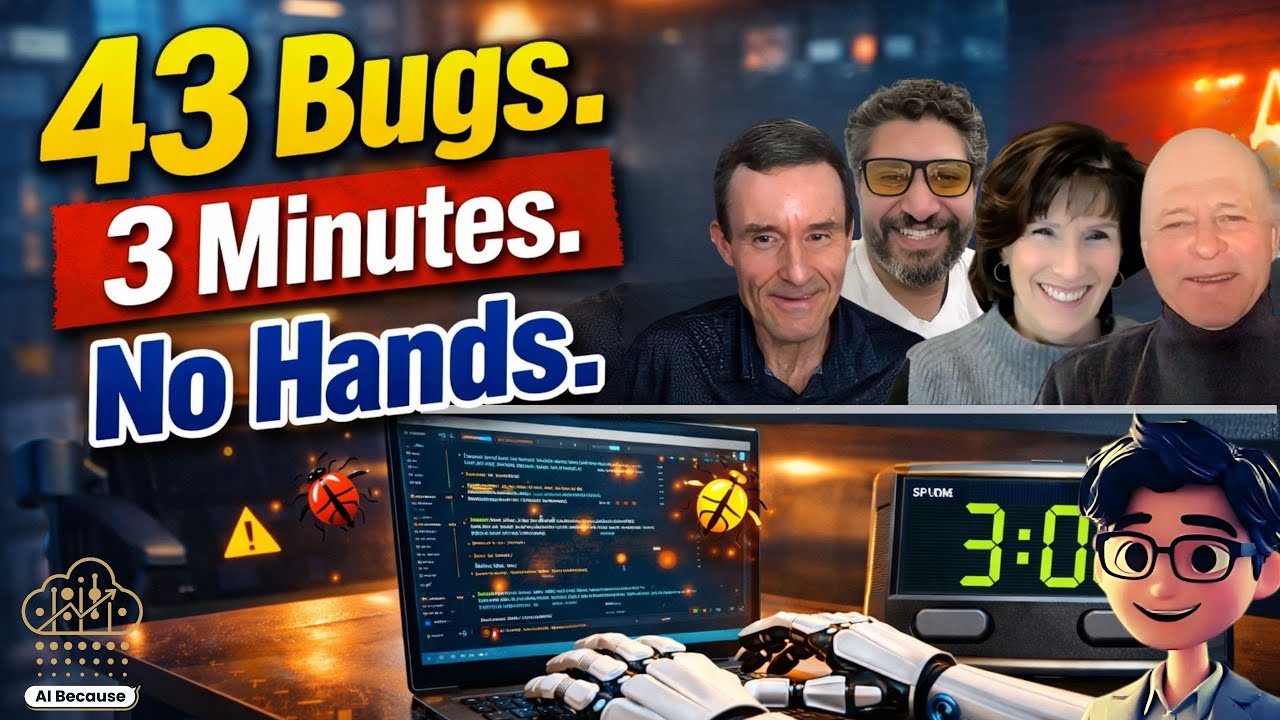 E32 | AI Did the Work — I Just Watched: 43 Bugs in 3 Minutes