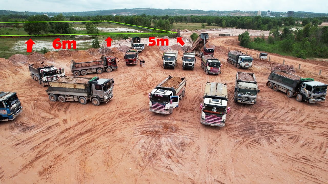 Ep80#Impressive Good Activities Power Of Dump Trucks Management Land Reclamation Processing