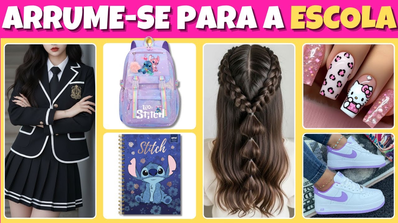 💖🎒 ARRUME-SE PARA O SEU PRIMEIRO DIA DE AULA! | Jogo das Escolhas ✨ Monte Seu Look PERFEITO!