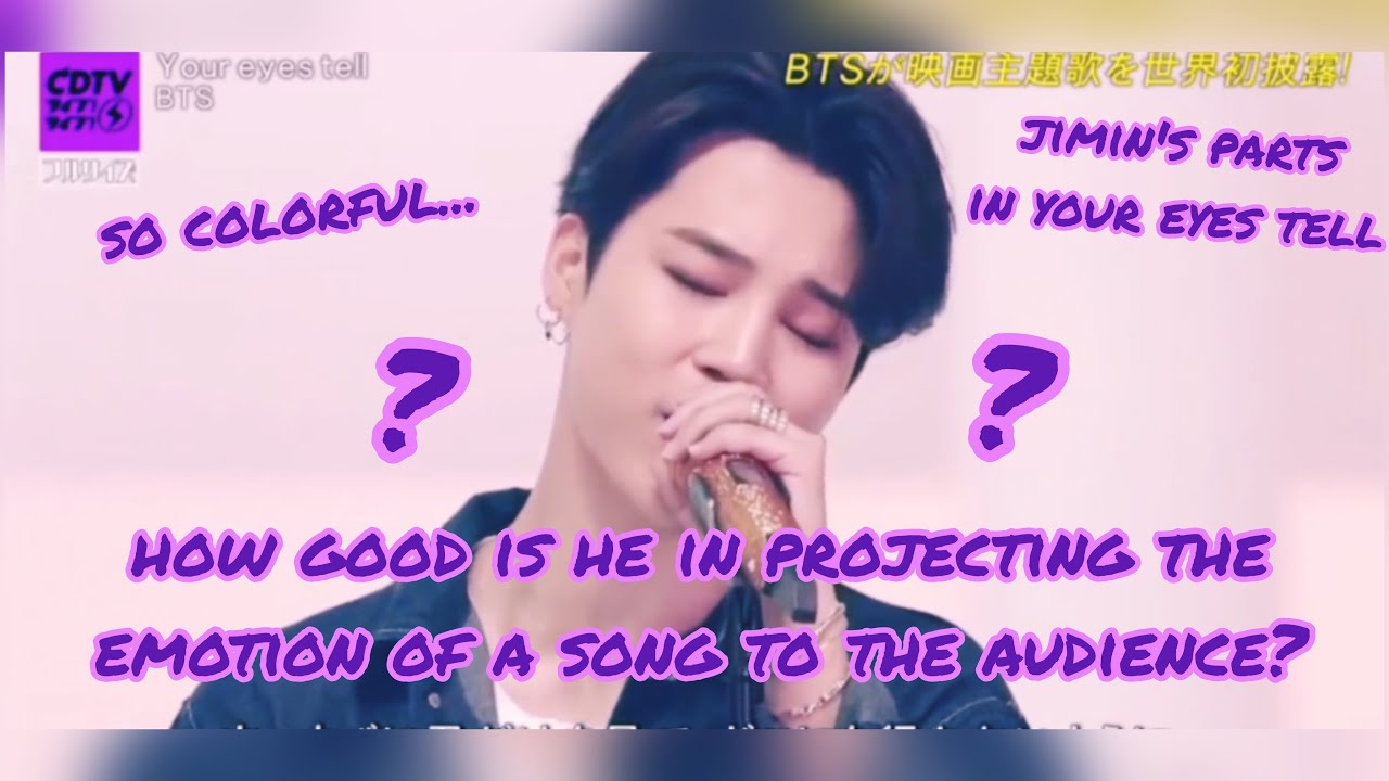 WHY WAS JIMIN TRENDING? || COMPILATION OF JIMIN's PARTS IN YOUR EYES TELL