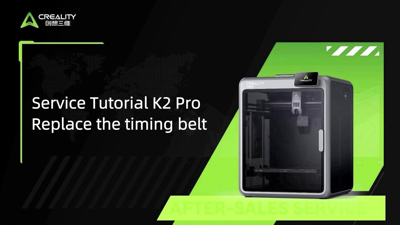 Service Tutorial K2 Pro Replace the timing belt