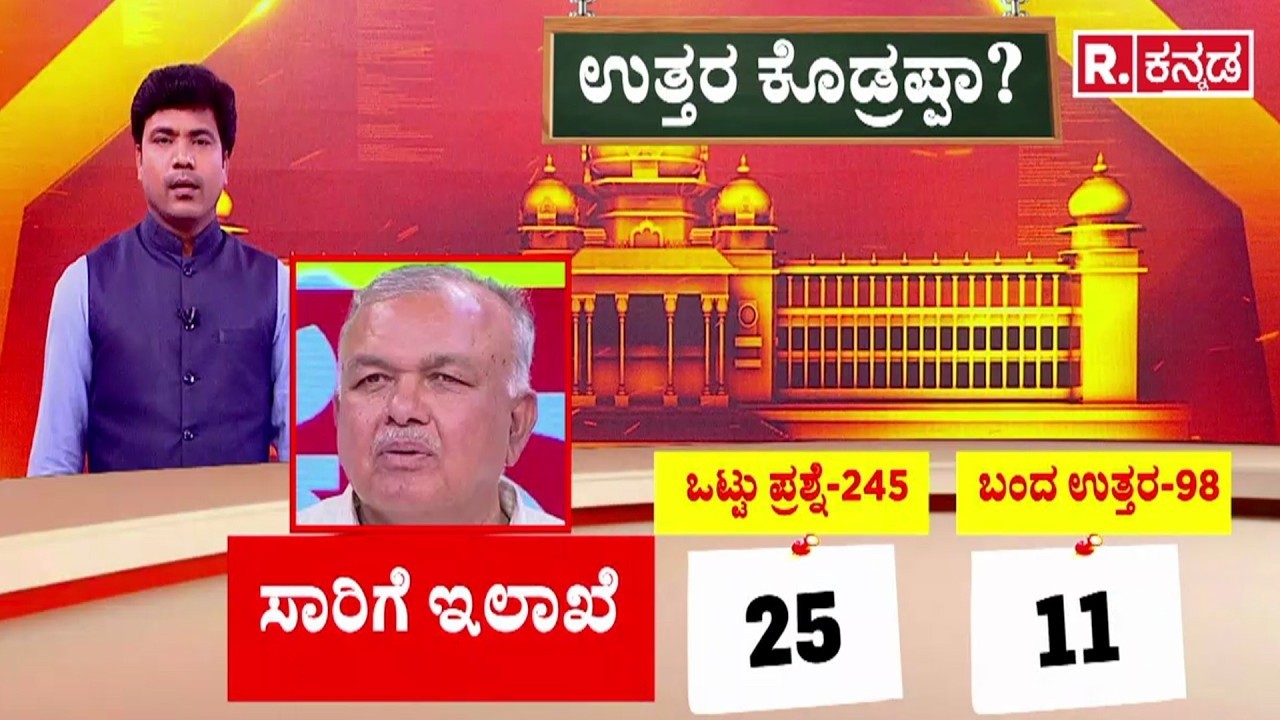 North Karnataka Issues | ಉತ್ತರ ಕೊಡ್ರಪ್ಪಾ? | Vidhana Soudha Question Hour