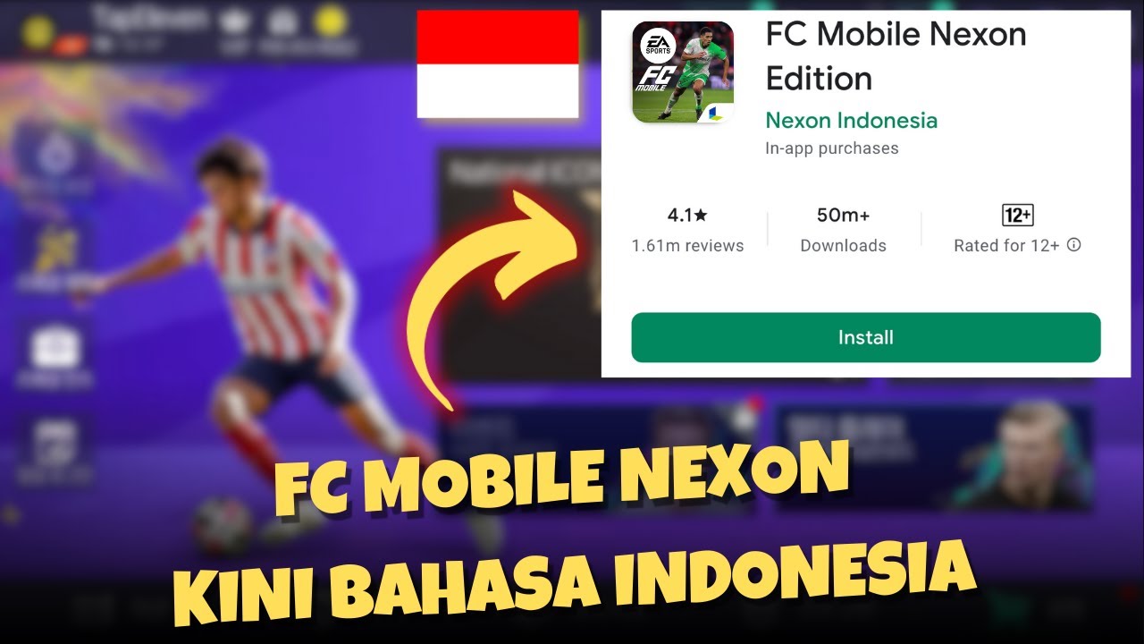 Cara Ganti Bahasa di FC Mobile Nexon Korea dan FIFA Nexon Jepang Cina Ubah ke Bahasa Indonesia 🇮🇩