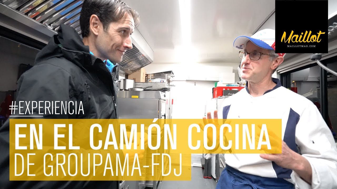 ¡Así comen los ciclistas! Nos subimos a la cocina 
