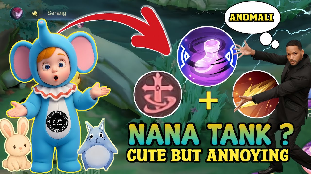 NANA TANK. EXE || BUILD TANK NANA TENGIL BIKIN PUBLIK EMOSIONAL - LUCU TAPI MENGGANGGU - MLBB