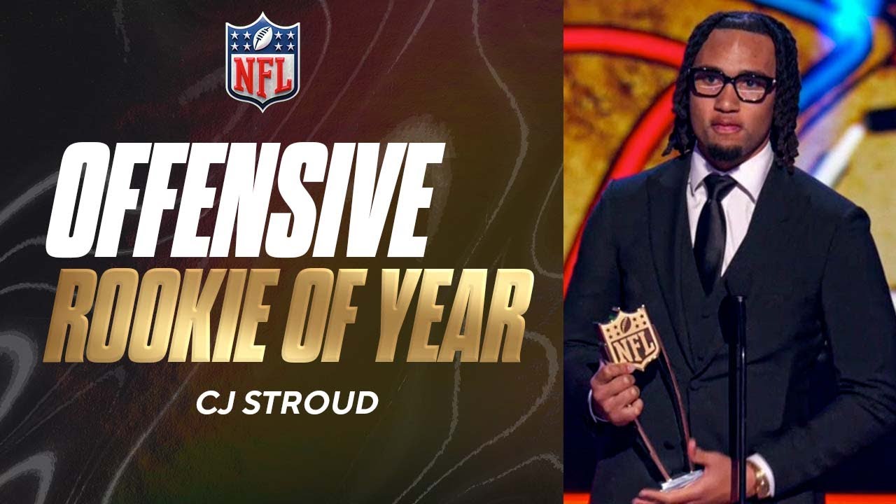 CJ Stroud Wins Offensive Rookie of the Year I NFL Awards I CBS Sports