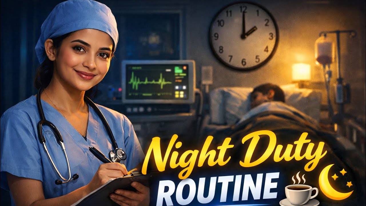 👩🏻‍⚕️Night Duty Routine | Life of a Nursing officer 