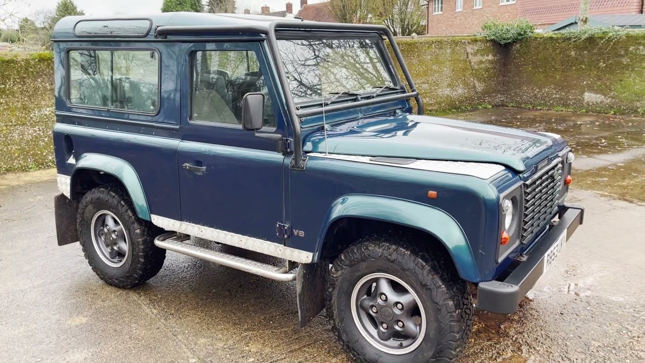 land rover defender 90 50th anniversary for sale walkaround + starting, idling