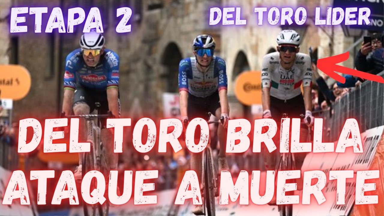 RESUMEN ETAPA 2 TIRRENO ADRIATICO 2026/ISAAC DEL TORO NUEVO LIDER VAN DER POEL GANA ETAPA