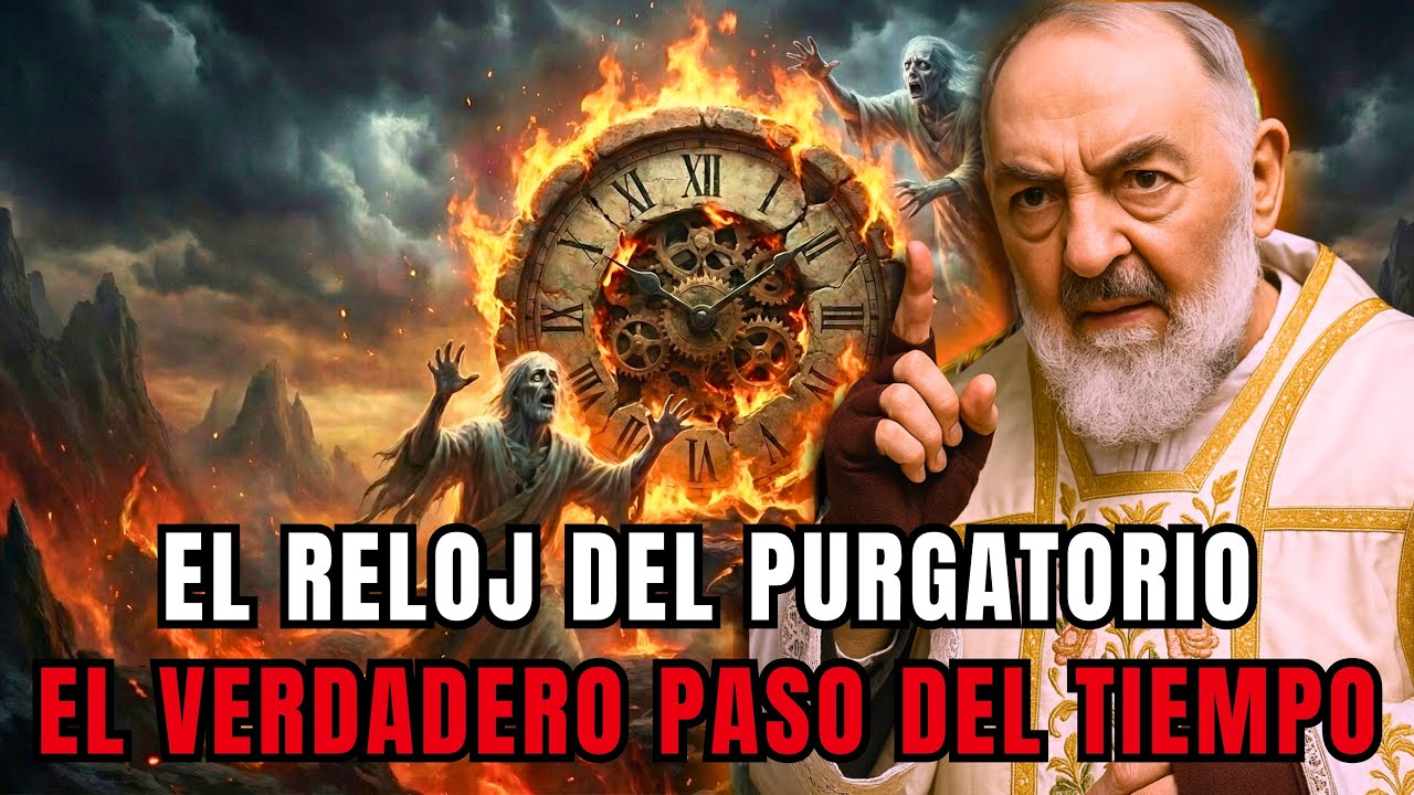 EL RELOJ DEL PURGATORIO: PADRE PIO REVELA EL VERDADERO PASO DEL TIEMPO