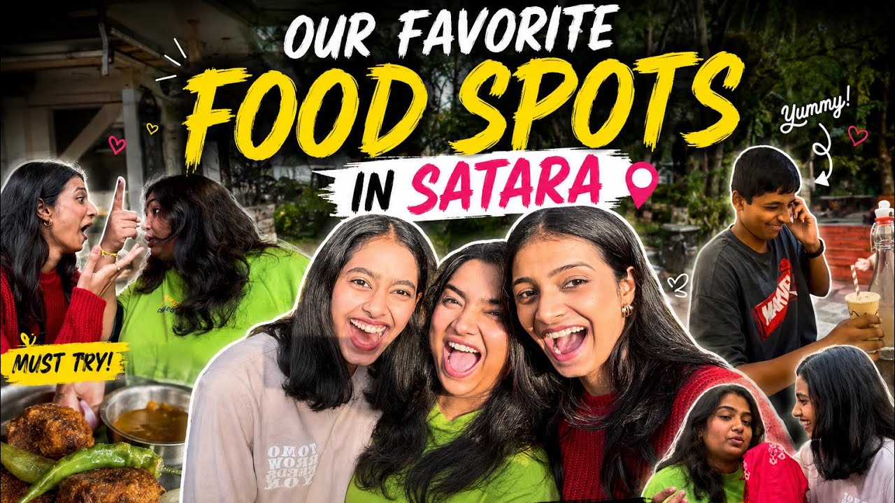 We Tried Our Favourite Food Spots in Satara!😍 | Food, Fun & Shopping