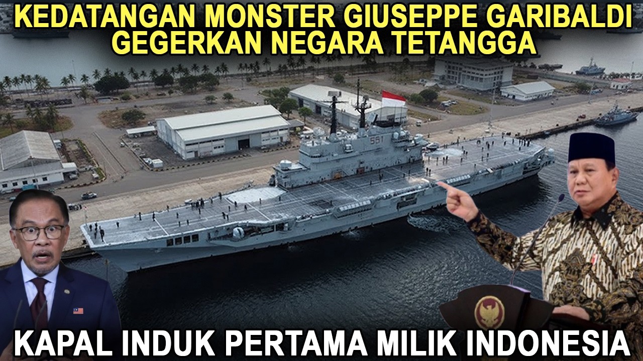 AKHIRNYA MIMPI TNI AL MILIKI KAPAL INDUK TERWUJUD! Spesifikasi dan Kecanggihan Giuseppe Garibaldi