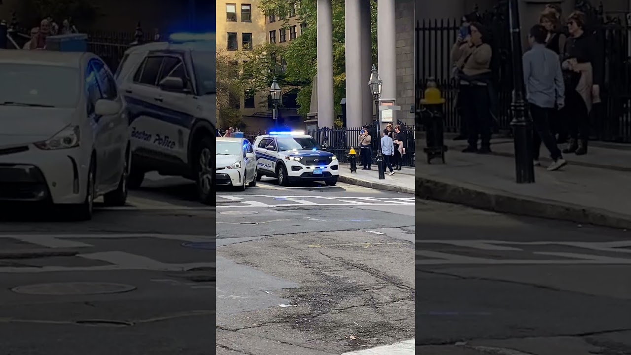 Boston Police responding code 3