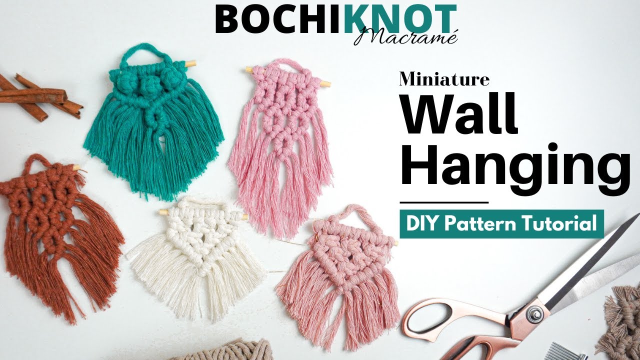 🎅🏽 (Pre-recorded) LIVE WORKSHOP #1: Macrame Mini Wall Hanging  | Day 9 of 12 Macrame Christmas