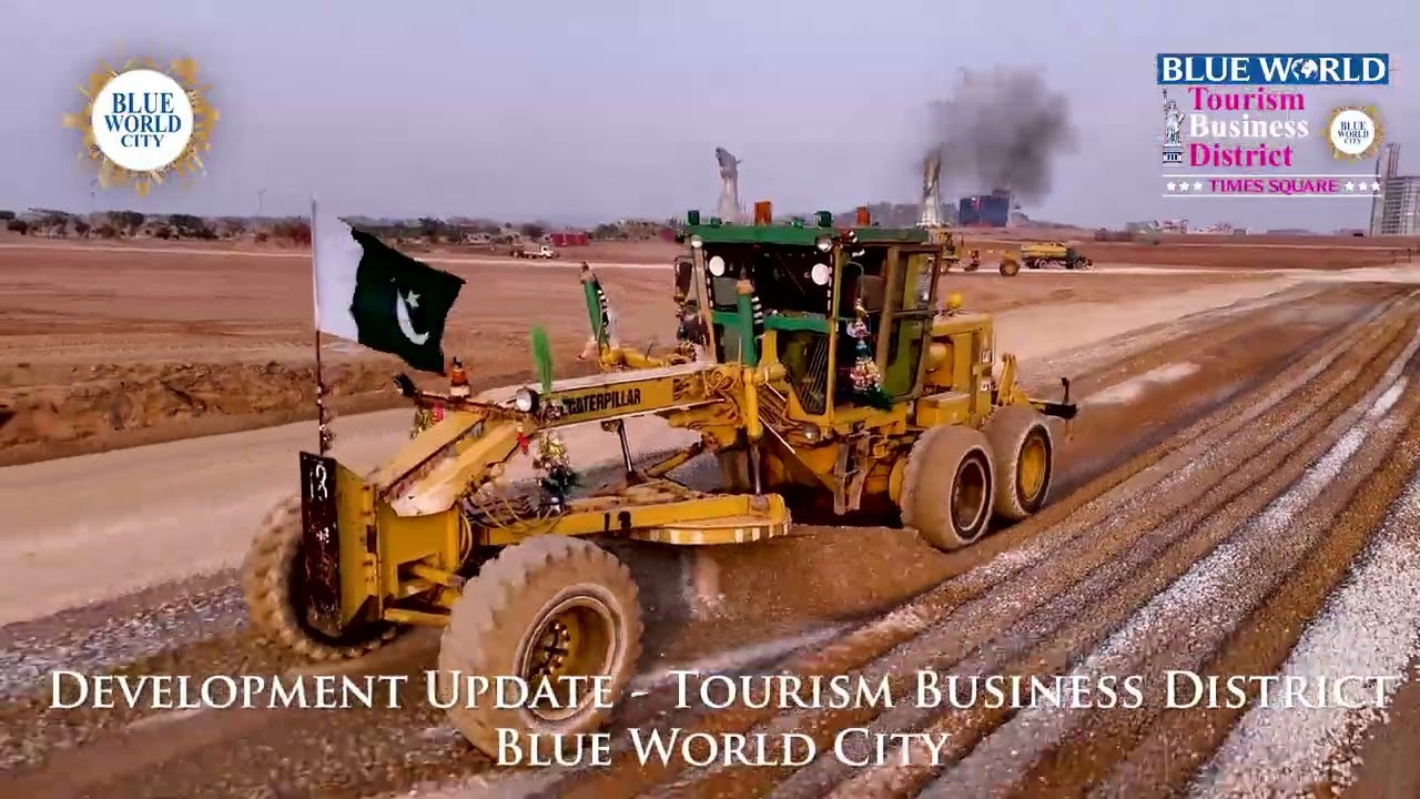 Alhamdulillah - Development in Full Swing @ Tourism Business District, Blue World City.