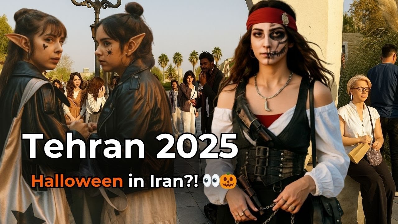 Halloween in Tehran?! Exploring Parvaneh Bazaar 🇮🇷 | Iran 2025 Walking Tour