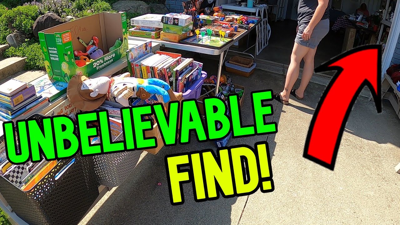 UNBELIEVABLE GARAGE SALE FIND!