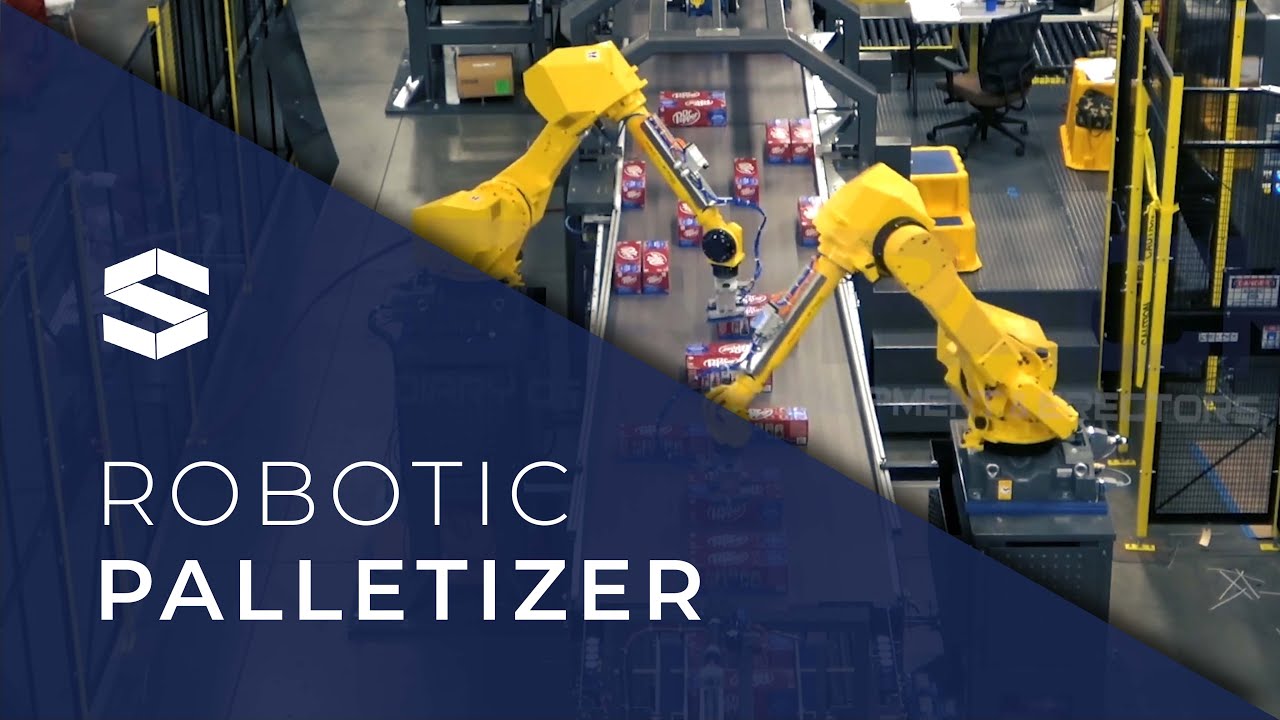 Low Level Robotic Case Palletizer - for Soft Drinks