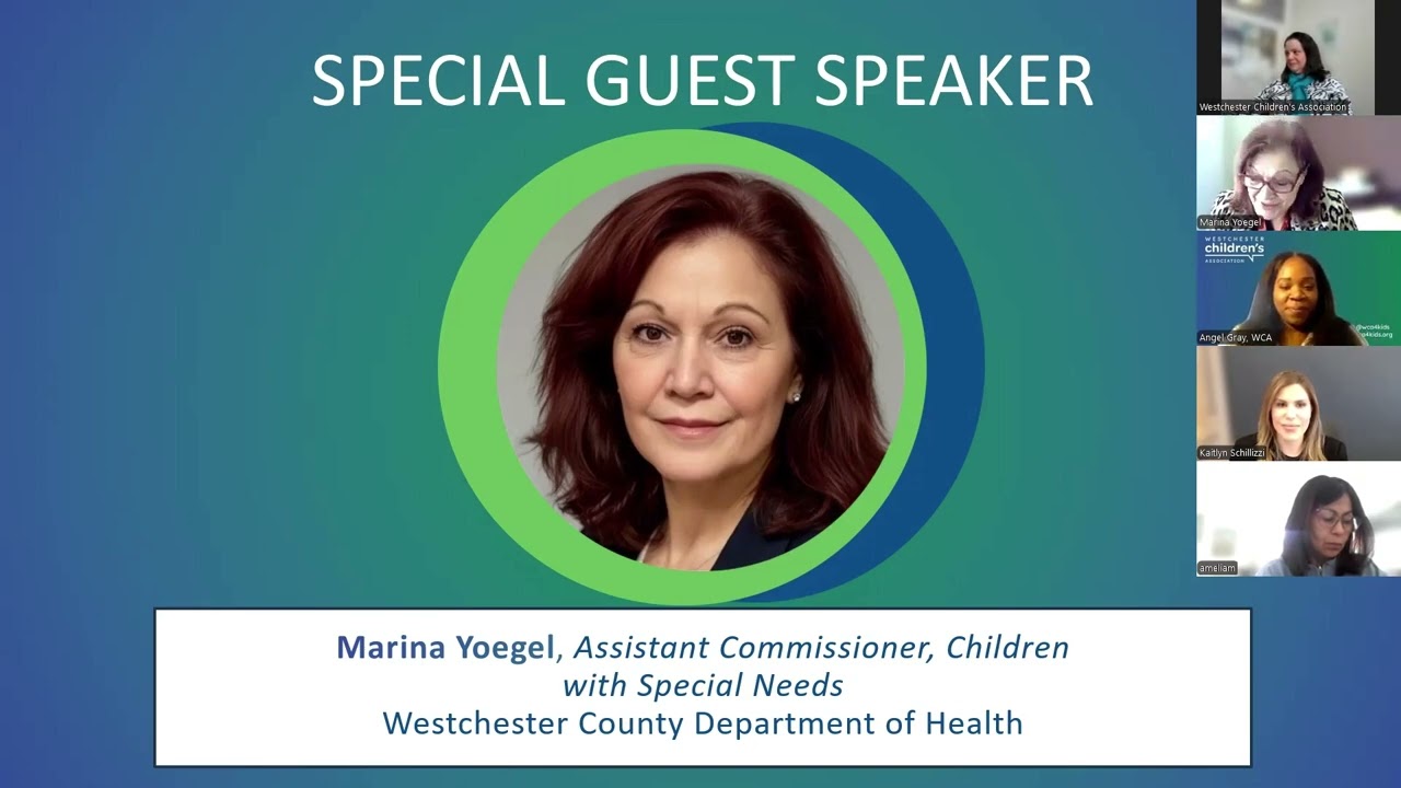Westchester Children's Association Early Intervention Program Webinar 2-26-26