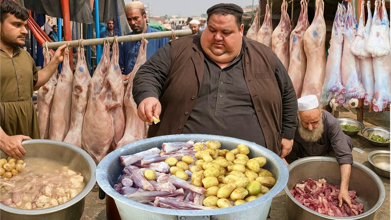 Breakfast Food 🇦🇫 Most Popular Street Food in Afghanistan