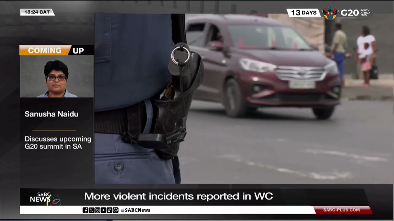 More violent incidents reported in W Cape
