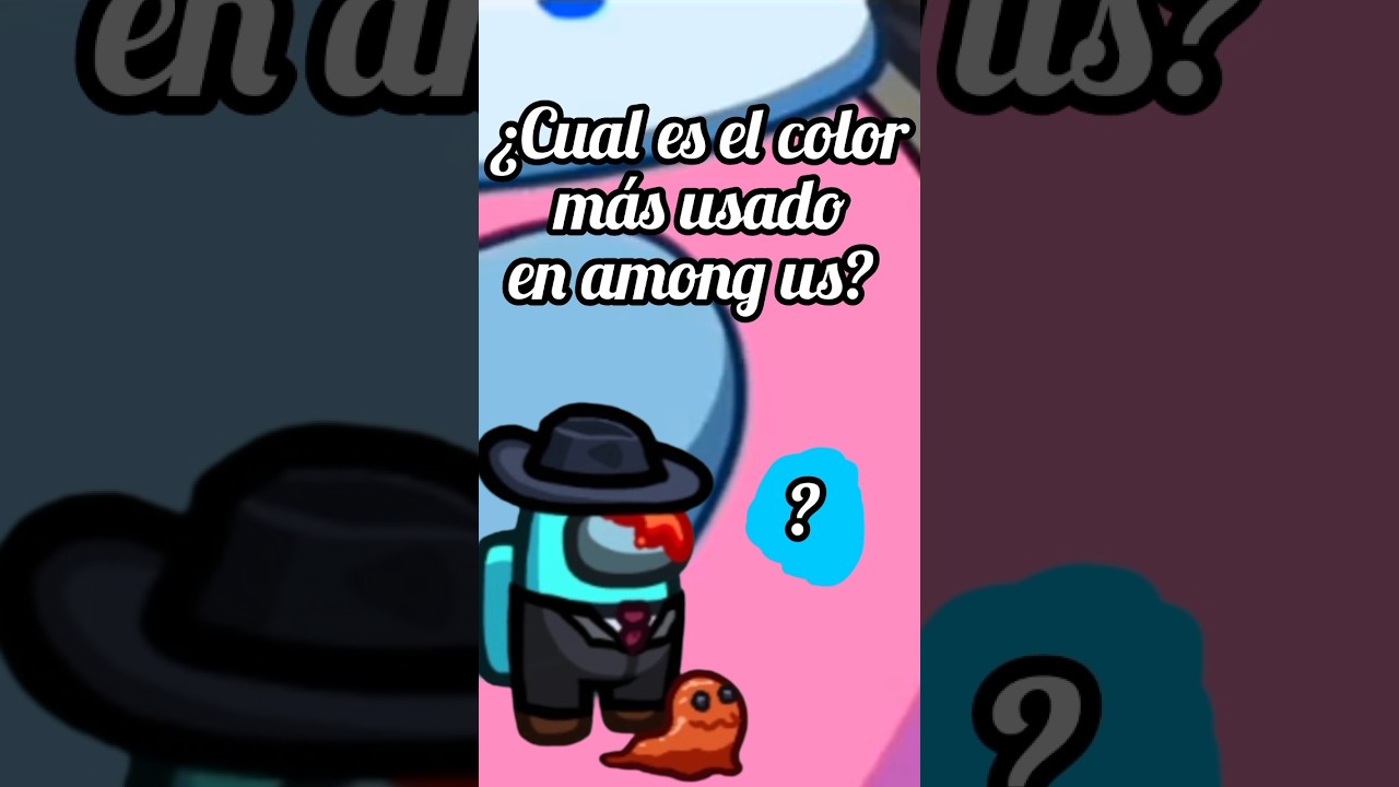 ¿Cual es el color más usado en among us? 