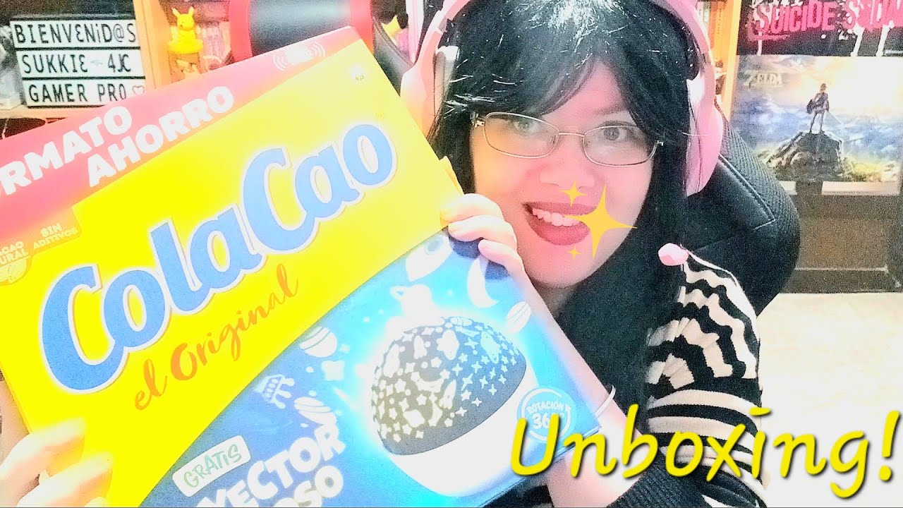 Unboxing Colacao Proyector Luminoso con 6 modos de luz led (360° rotación) 😻 #Colacao