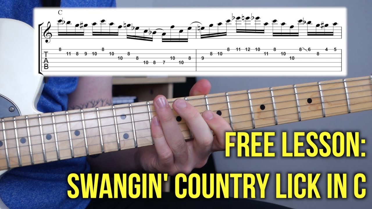 Swangin' Country Lick in C - Spicy Licks #2