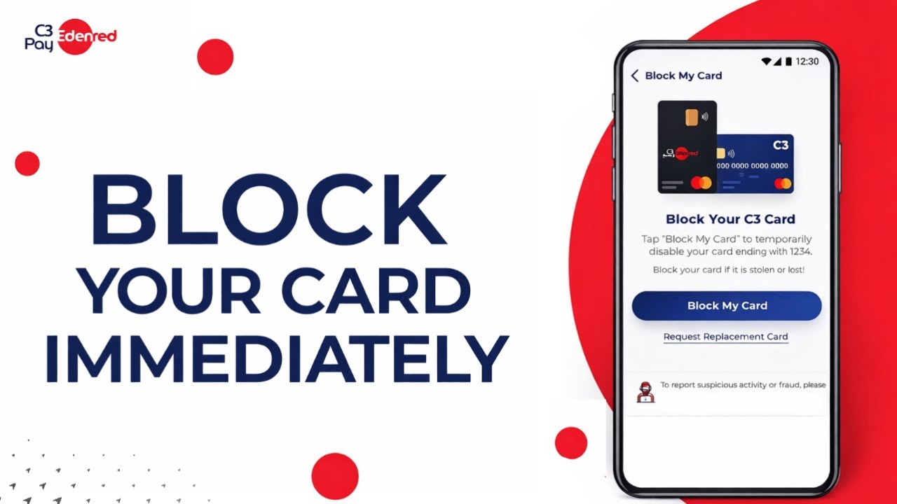 How to Block C3Pay Card | Lost Mobile or Card | UAE Salary Card Safety Guide