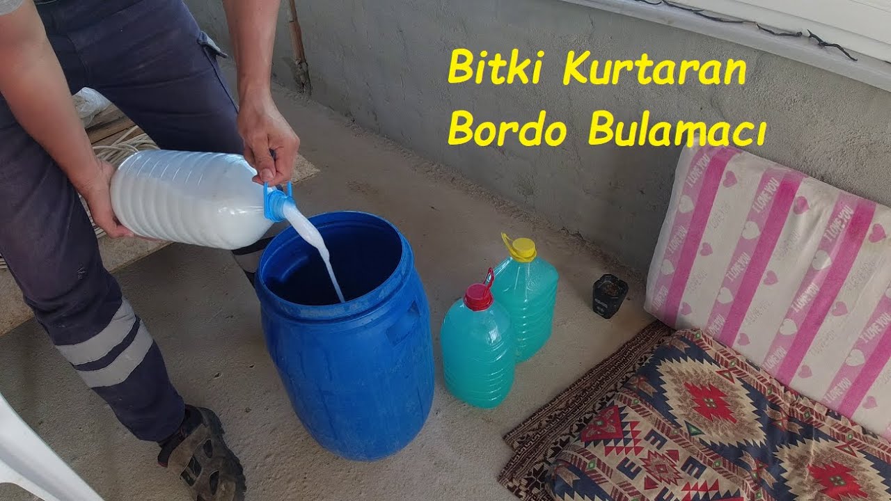 Bordo Bulamacı Hazırlanışı ve Uygulama