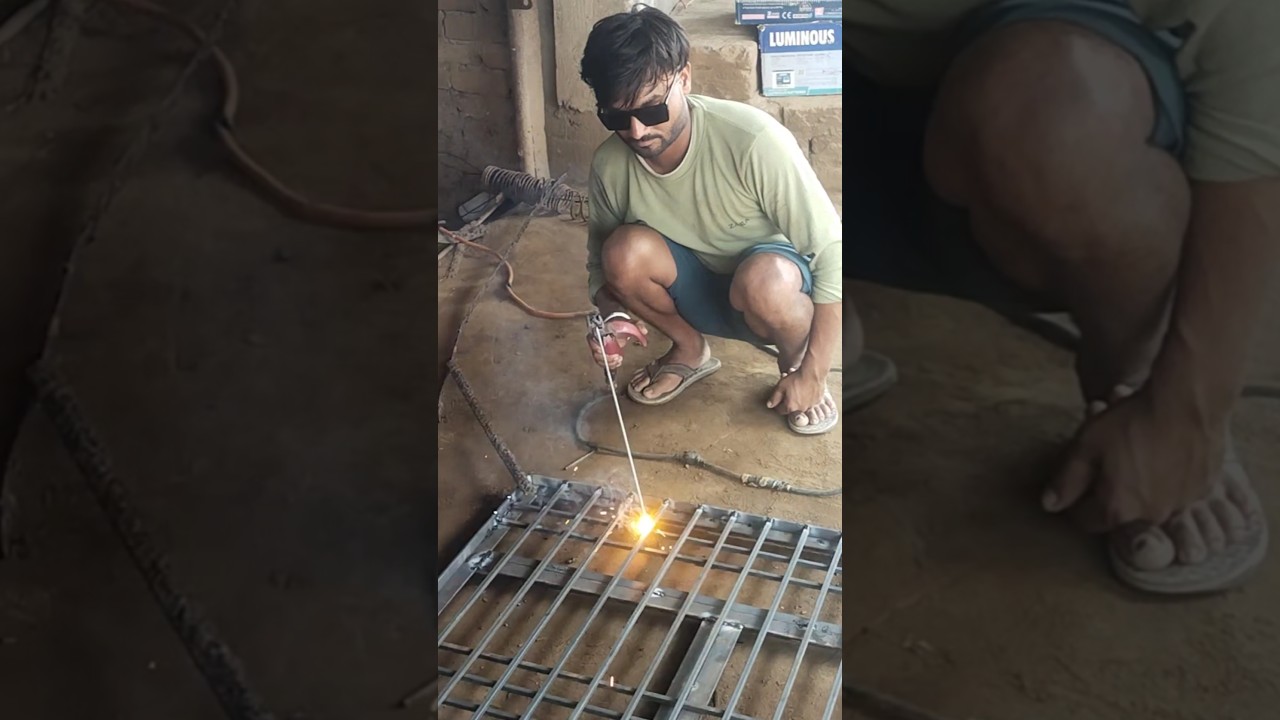 💥Frozen welding 🔥🥽🥽#welding#iron #frozenshoulder #making #shorts