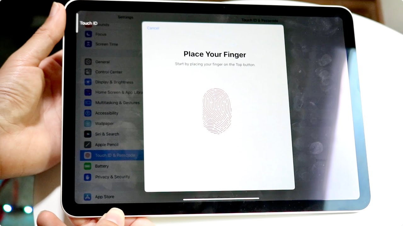 Как настроить Touch ID на iPad! (2024)