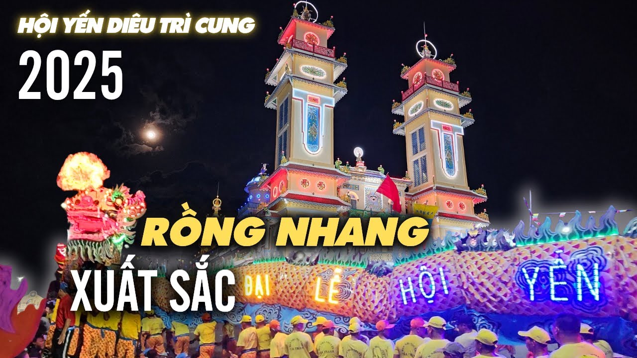 Những khoảnh khắc đẹp của Hội Yến Tây Ninh 2025 - Múa rồng nhang năm nay xuất sắc - Cộ Tiên siêu đẹp