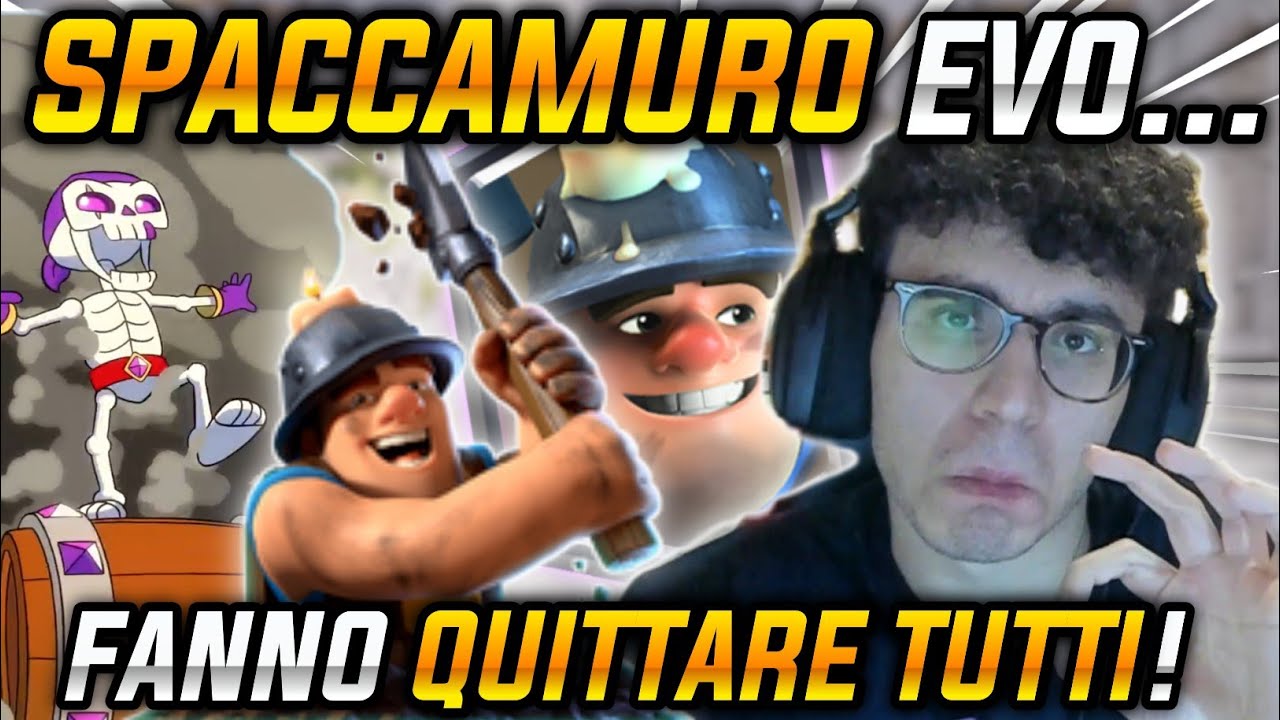 GLI SPACCAMURO EVO..... FANNO QUITTARE TUTTI! TOP 300 MONDIALE! - CLASH ROYALE ITA