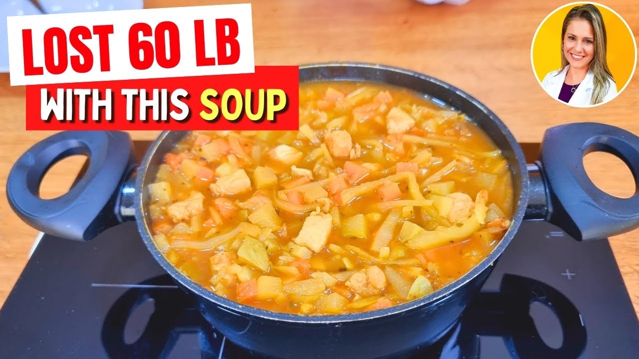 REPLACED DINNER WITH THIS SOUP and WAS SHOCKED! Low Calorie, Low Carb and Delicious!