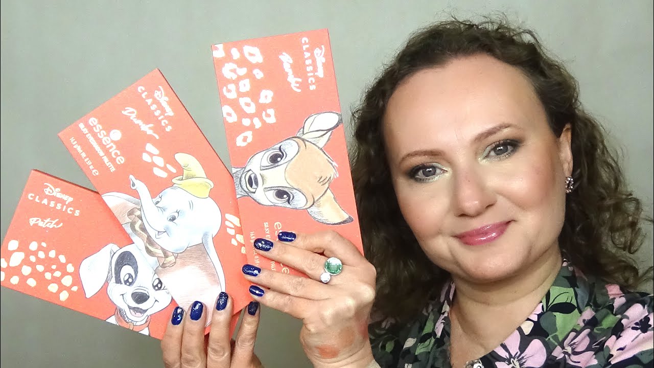 ★ESSENCE ★NOWOŚCI/Disney Classics★palety: PATCH/ BAMBI/ DUMBO★r&oacute;że i błyszczyki ★makijaże + swatche★