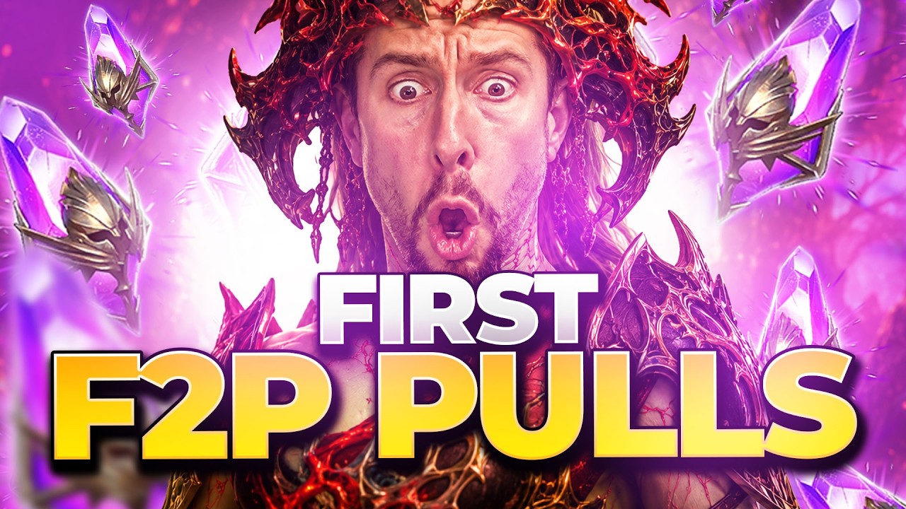 ПЕРВОЕ открытие осколков на F2P-аккаунте + 170 войдов на основном!
