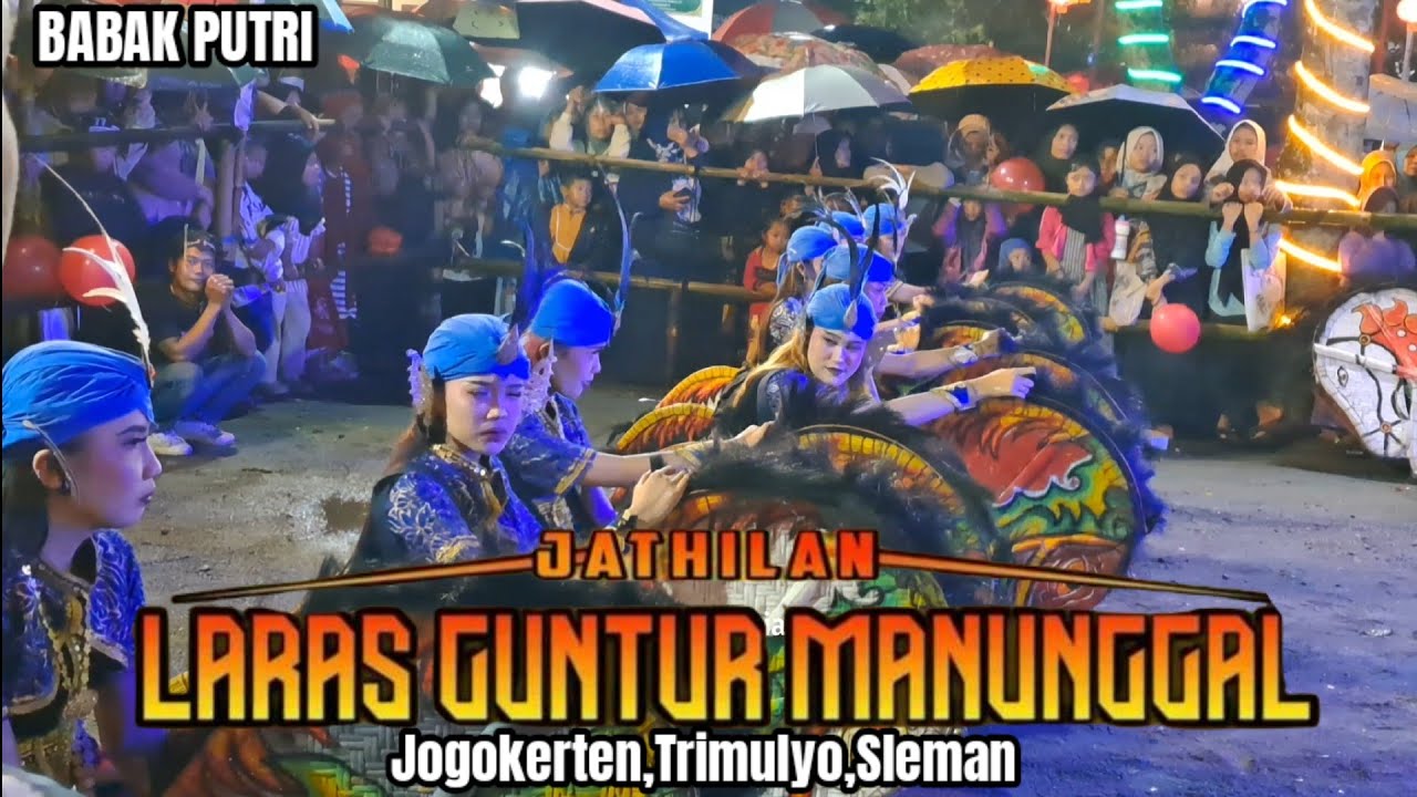  Jathilan Laras Guntur Manunggal Babak Putri || Jogokerten,Trimulyo,Sleman