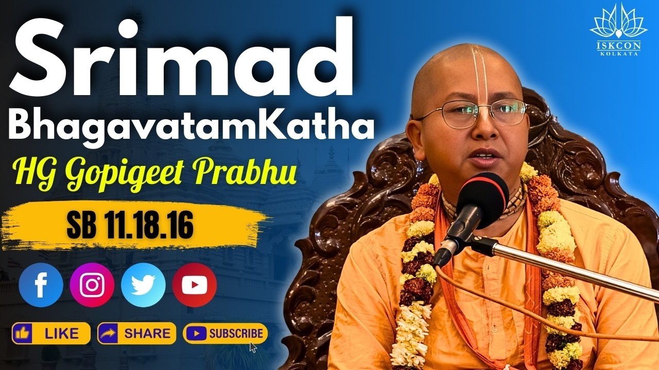 SB 11.18.16 | 8th March 2026 | HG Gopigeet Prabhu