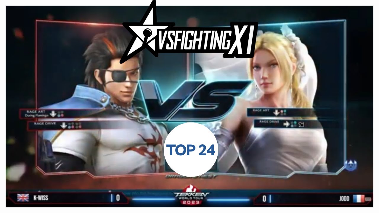 K Wiss vs Jodd Top 24 VS Fighting XI 2023 Tekken 7