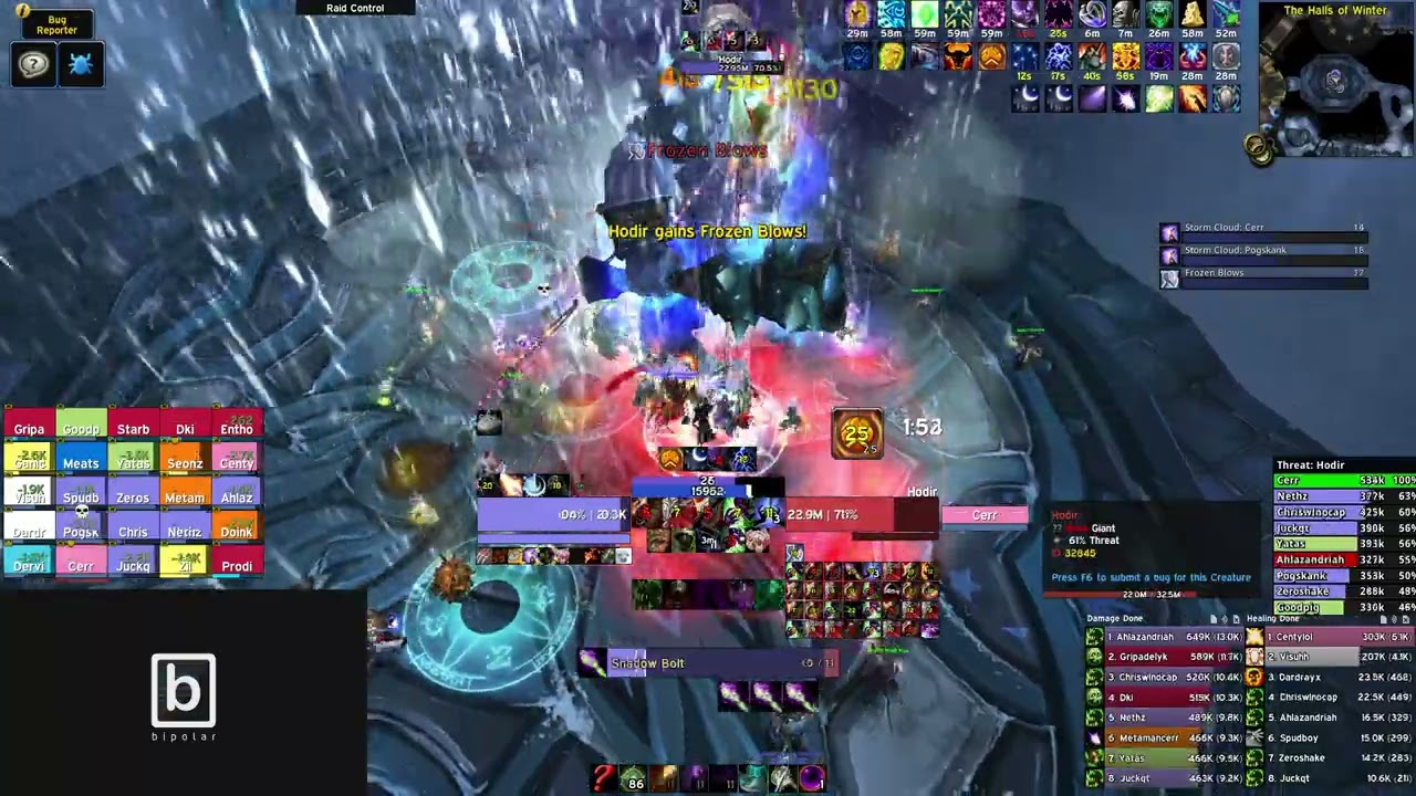 20k DPS Affliction Warlock vs Hodir | WotLK Classic Ulduar