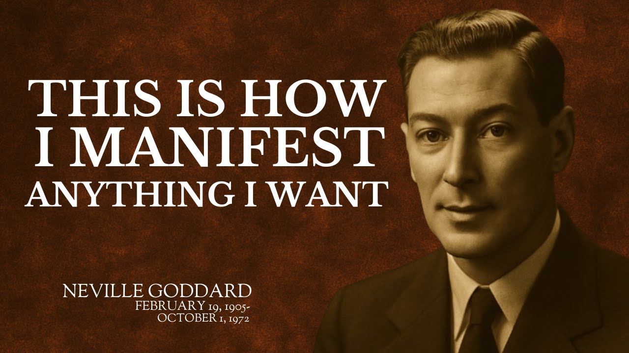🔮 THIS IS HOW I MANIFEST ANYTHING I WANT | Neville Goddard Inspired Speech