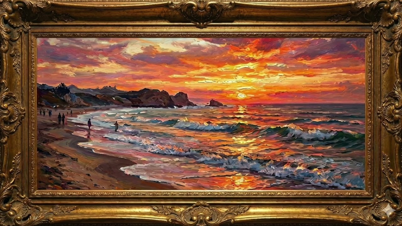 Aesthetic Frame Video 4k TV screensaver