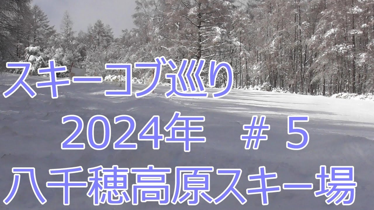 コブ巡り　2024年　＃５　八千穂高原スキー場