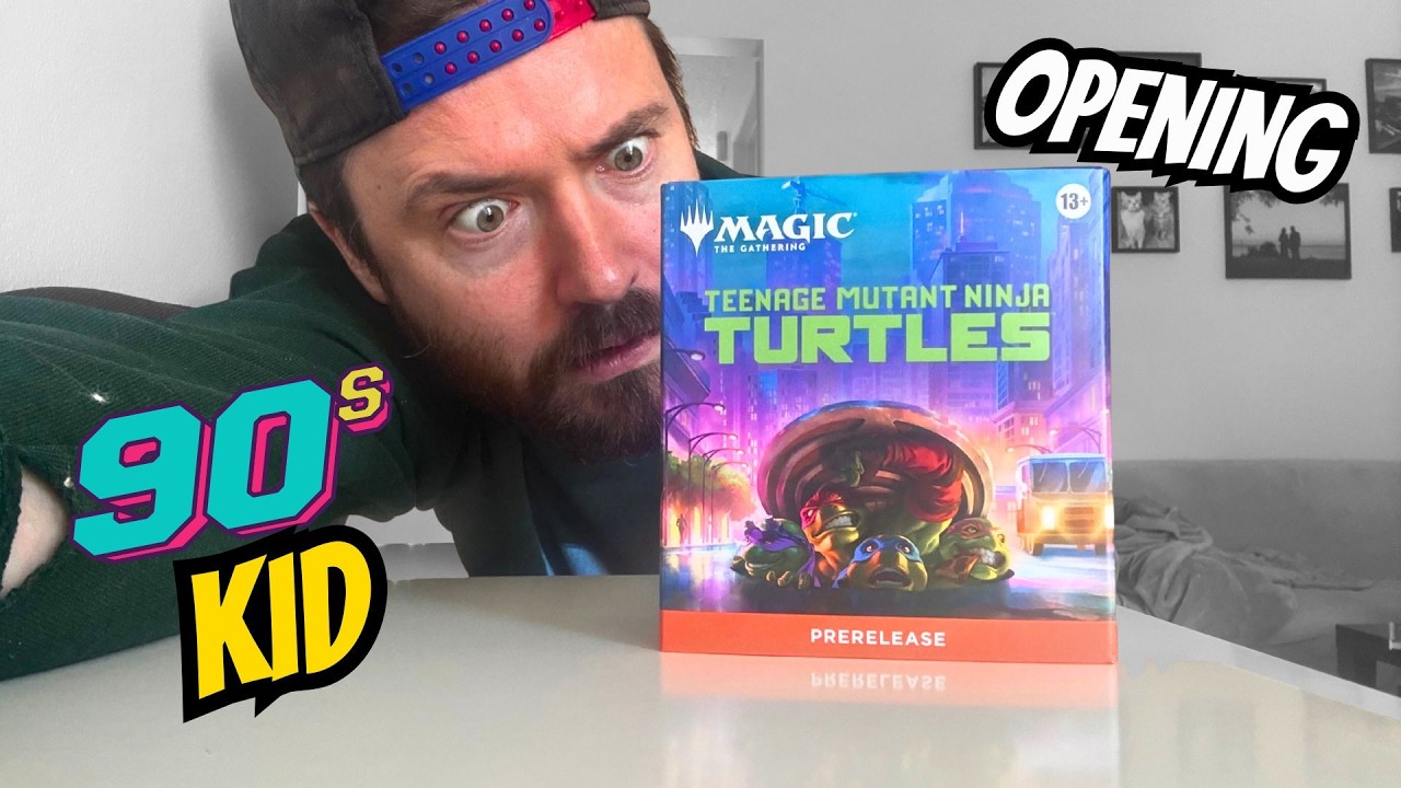 90s Kid Opens Up A Teenage Mutant Ninja Turtles Prerelease Kit!
