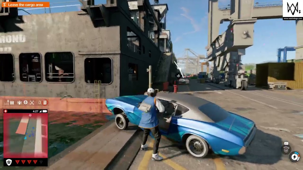 Watch Dogs 2 Boat Gang and Cop War