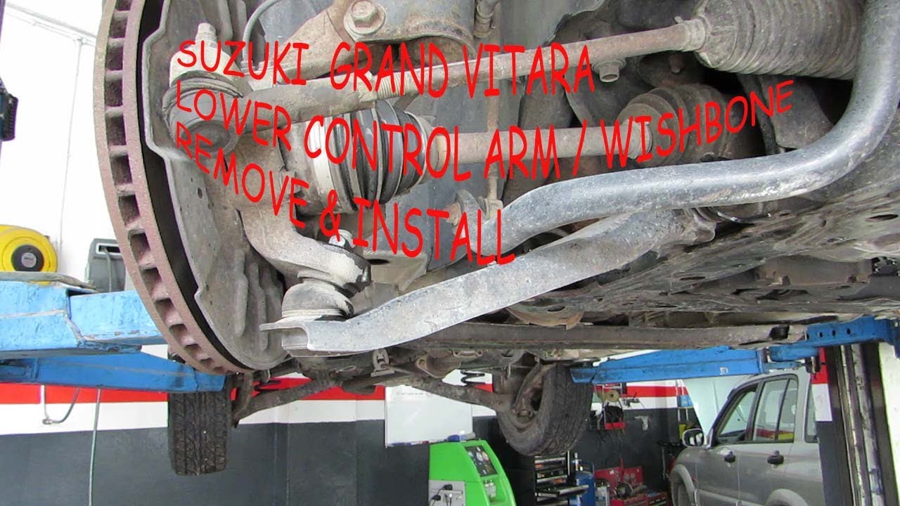 Suzuki Grand Vitara wishbone (control arm) remove & install